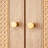 Modern Minimalist Storage Cabinet, rattan shoe cabinet, bed top cabinet.-471089778