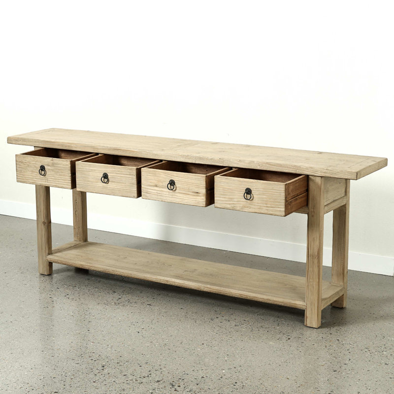 91'' W Solid Wood Console Table