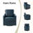 Avalise Faux Leather Swivel Armchair-1966951162