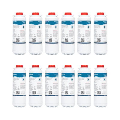 Elkay Genuine WaterSentry 51300C Replacement Filter for ezH2O Bottle Filling Stations, NSF Certified, Reduces Lead & Microplastics, 3,000 Gallons, 12 Pack