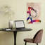 Vibrant, aquarelle, bicyclette, art mural contemporain-129474808