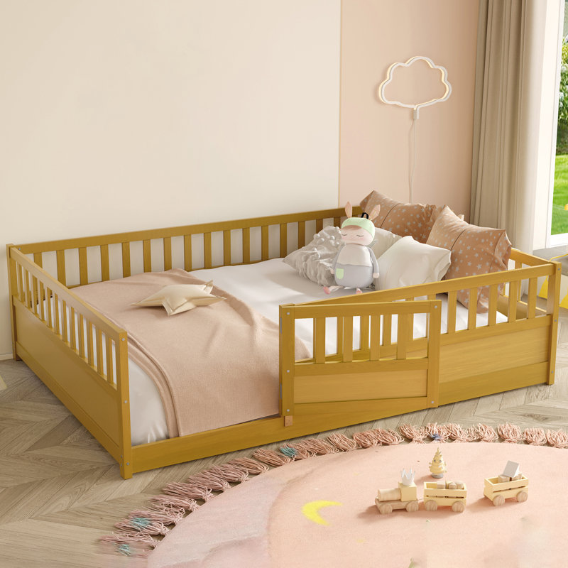 Lit plateforme pour enfants Soild, Naturel, Complète