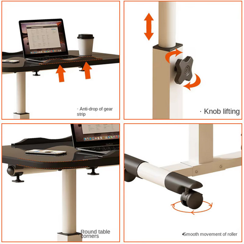 Adjustable Leaning / Ladder Desk, Black