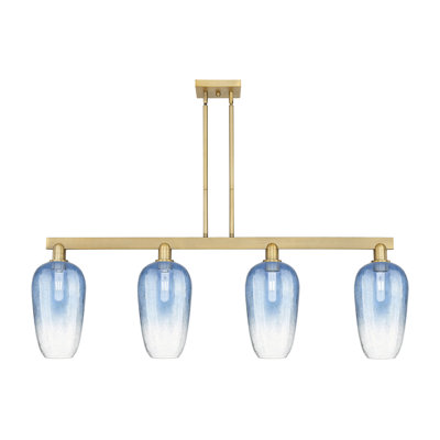 Godalming - 4 Light Stem Hung Island Light