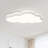 Nataja 19.69'' Clouded Dimmable LED Flush Mount