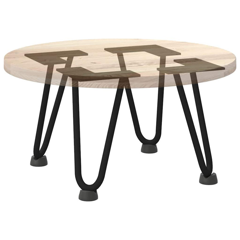 Ayauna Table Leg, 20cm H x 12cm W x 12cm D, Black