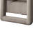Kona Open Arm Accent Chair In Mink Polyester Fabric