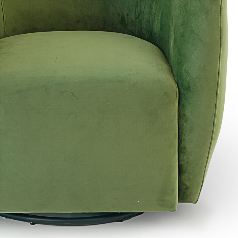 Chaise pivotante rembourrée