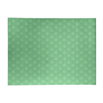 Chenille Geometric Indoor Rug