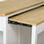 Îlot de cuisine avec table de salle à manger extensible, table de cuisine en placage de bois d'hévéa avec support de rangement interne, prise de courant, îlot de cuisine avec rangement 2 tiroirs et 2 armoires-1758081555