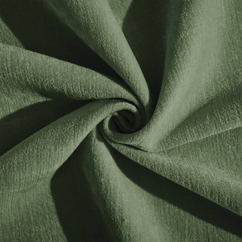 Canapé à trois places en chenille (vert)