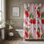 Rideau de douche standard 1 pièce Red Fruit-307605644