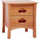 Berkeley 2 - Drawer Solid Wood Nightstand