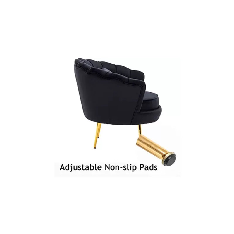 Chaise longue en velours