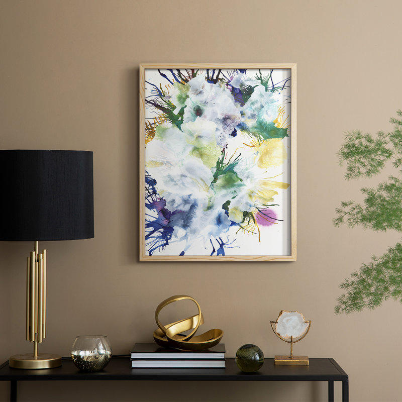 Like An Iris II Framed Print - Solid Wood