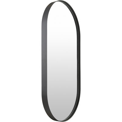 Oval Iron Accent Mirror 