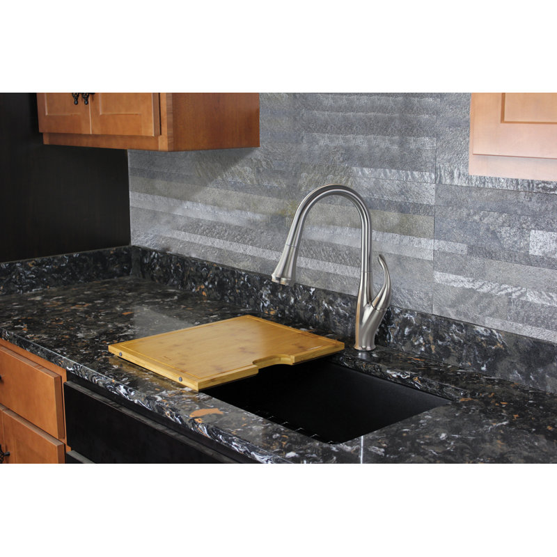 Transolid Layla Pull Out Kitchen Faucet, Luxe Stainless