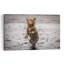 "Busted" Contemporary Bear Beach Wildlife Wall Art Print-205704910
