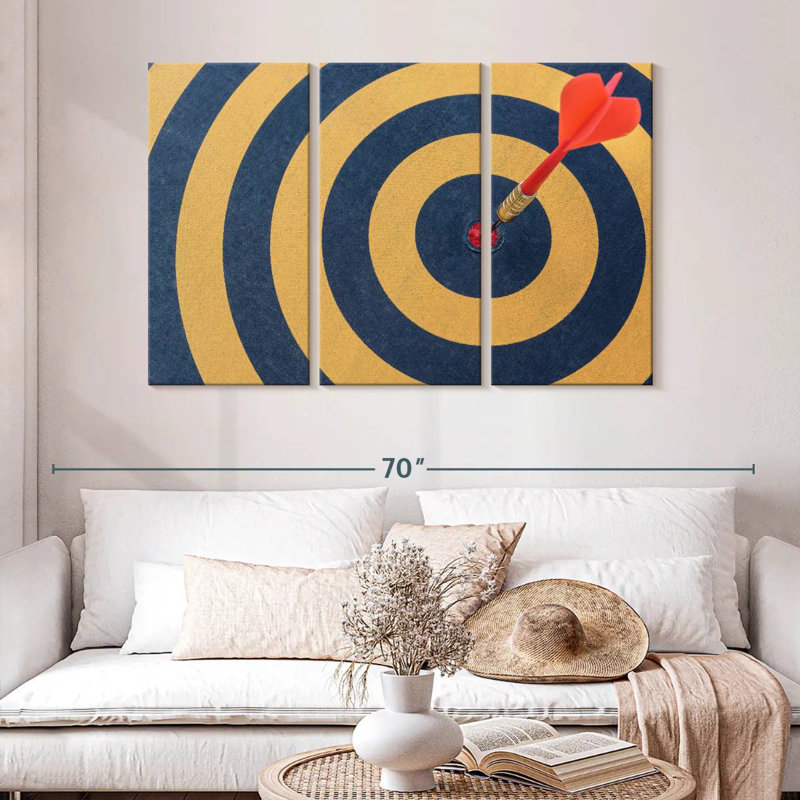 Fléchettes Senne Bullseye, H 32 po x l 50 po