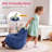 Cartoon Eggplant Bean Bag Chair, Kids Room Eggplant Sofa With Washable Sofa Cover Or Reading, Lounging And Watching TV-1489231313-1490696199