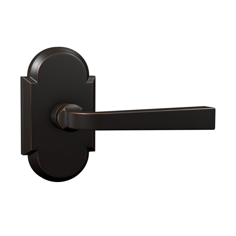 Faux levier Bravura 904S-G2 sur rosette arquée en bronze huilé, Bronze frotté à l'huile