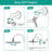 Rain Adjustable Shower Head 1.8 GPM GPM-86725483