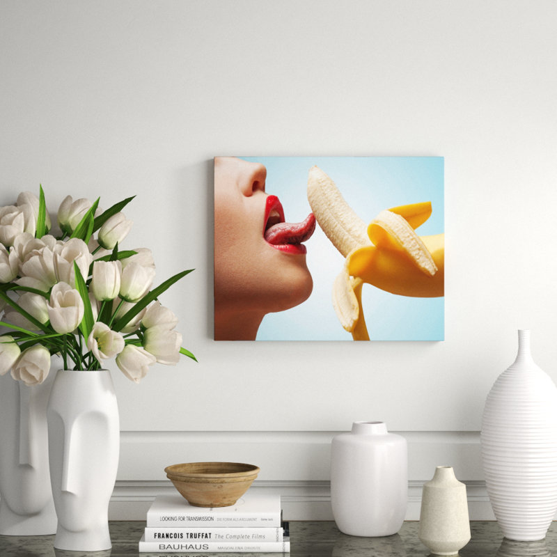 Going Bananas Print, 16" H x 20" W x 1.5" D, Acrylic