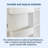 Kitchen Storage Cabinet, White Freestanding Sideboard
