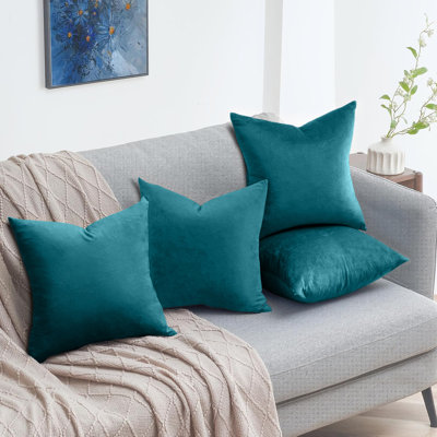 Luxury Square Throw Cushion Cover Pad set of 4