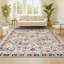 Tapis beige / multicolore Modern-1030914226