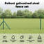 Welded Wire Fence With 7 Posts Steel-94017022-94017019