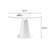 White&Walnut Round Sintered Stone Dining table-1137294857