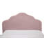 Lit simple tapissier enfant Delta, rose