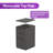 106.3'' Height Adjustable U-Shaped Executive Desk with File Cabinets-111595853