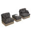 Deep Seat Sofas, Chenille Modular Leopard Modern Style For Home