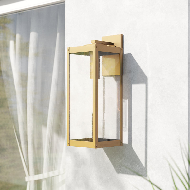 Palig Solid Brass Wall Light, 20" H x 7" W x 8.5" D