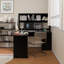 Bureau d'ordinateur à domicile avec 2 tiroirs-1520578331