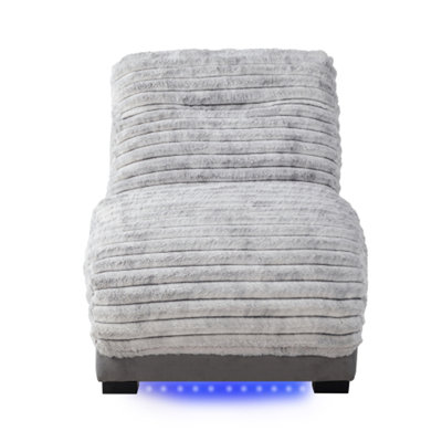 DENISE NICKEL ACCENT CHAISE AVEC USB