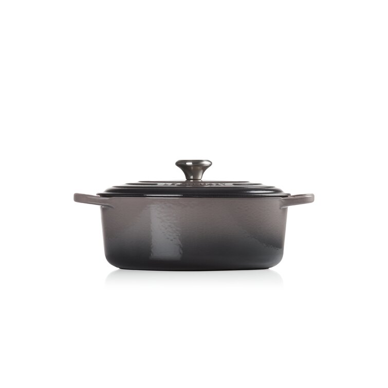 Le Creuset Signature 15.5 Quart Oval Dutch Oven with Stainless