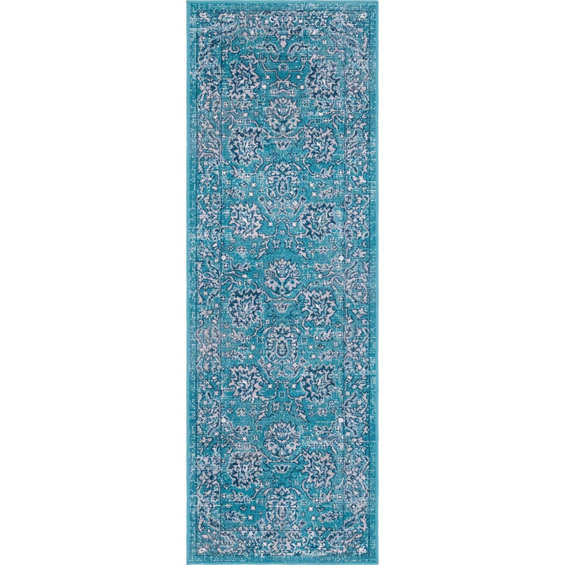 Floral Indoor Rug, Runner 2' x 6'1"