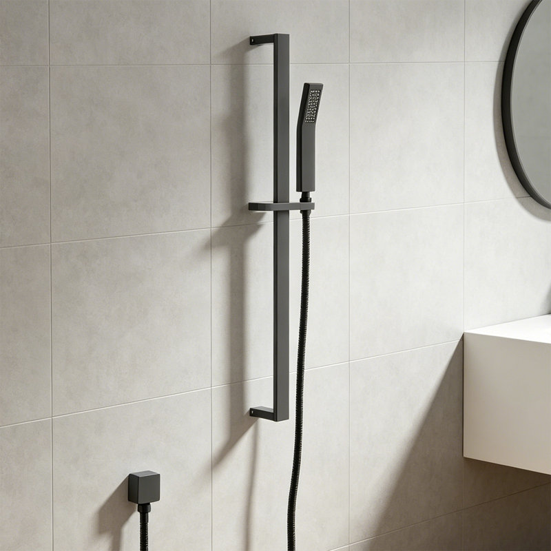 Pomme de douche à main Topcraft avec glissière réglable de 28 pouces.