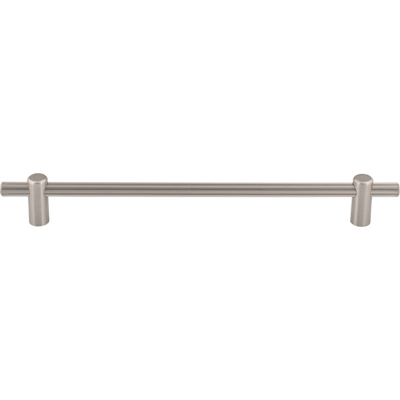 Dempsey Bar Pull, Brushed Satin Nickel, 8 13/16" Center To Center
