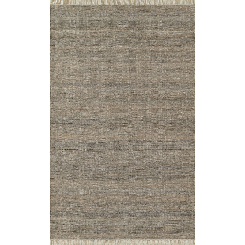 Coastal Charm Handwoven Gray Reversible 2x3 Outdoor Rug