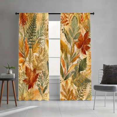 Semi Sheer Curtain Panel Pair