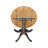 Extendable Round Solid Wood Dining Table-1216298380