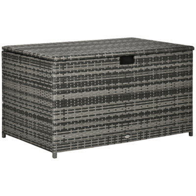 113-Gallon Rattan Waterproof Deck Box