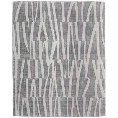 Peconic Modern Abstract, Gray/Ivory Area Rug