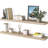 Miami 48" W x 8" D Floating Shelves Set with Invisible Wall Mount Brackets-359797070