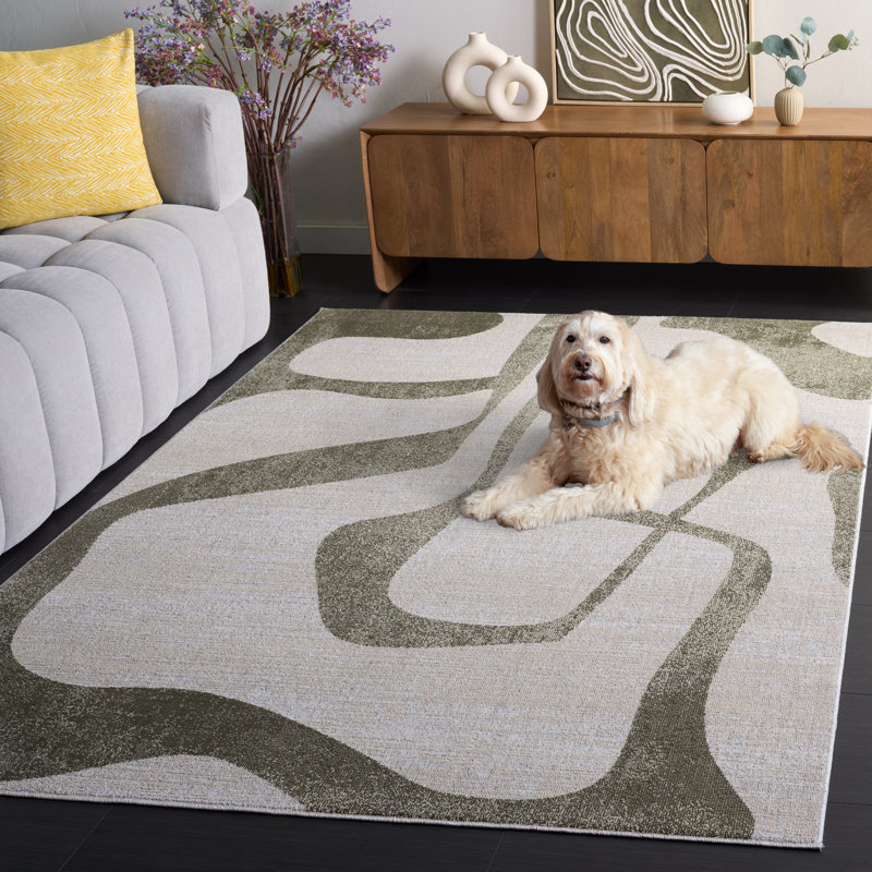 Tapis abstrait Marvel 650 Performance, Rectangle 5 pi 3 po x 7 pi 6 po