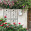 Ensemble de 2 treillis de jardin en métal antirouille-329548513